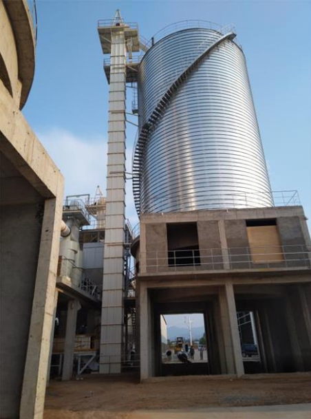 垂直环链斗式提升机输送效果